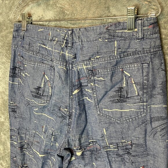 Liz Claiborne Women Retro Classic Michaela Mid Rise Pedal Pusher Crop Jean 12 - Picture 7 of 12